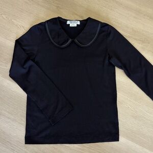 Comme des Garçons Black Wool Long Sleeve Tee